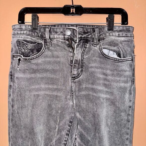 Sam Edelman Women The Stiletto Straight High Rise Straight Jeans Black - Size 29 - Picture 9 of 10